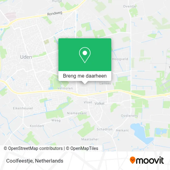Coolfeestje kaart