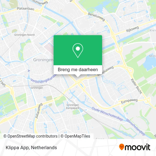 Klippa App kaart