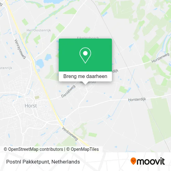 Postnl Pakketpunt kaart