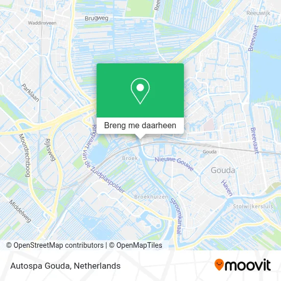 Autospa Gouda kaart