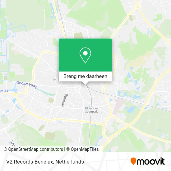 V2 Records Benelux kaart