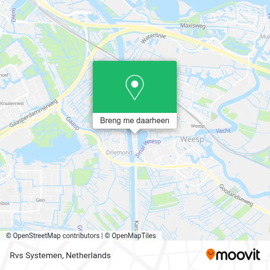 Rvs Systemen kaart