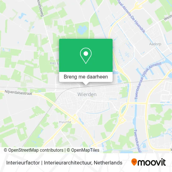 Interieurfactor | Interieurarchitectuur kaart