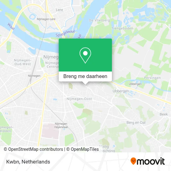 Kwbn kaart