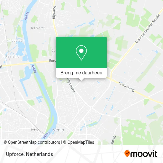 Upforce kaart