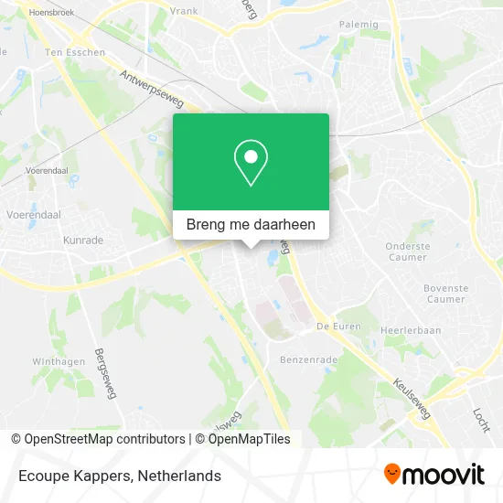 Ecoupe Kappers kaart
