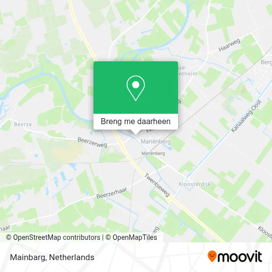 Mainbarg kaart