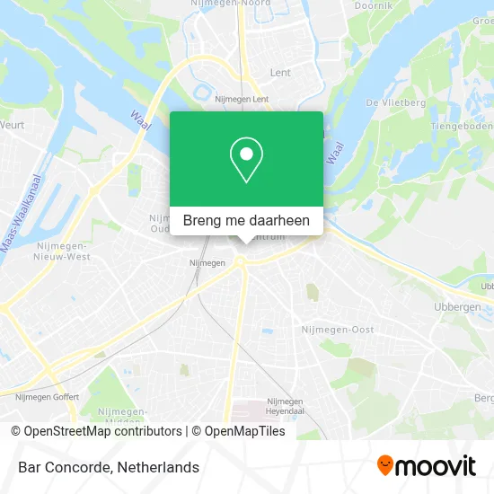 Bar Concorde kaart