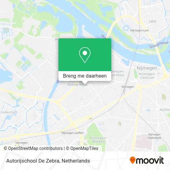 Autorijschool De Zebra kaart