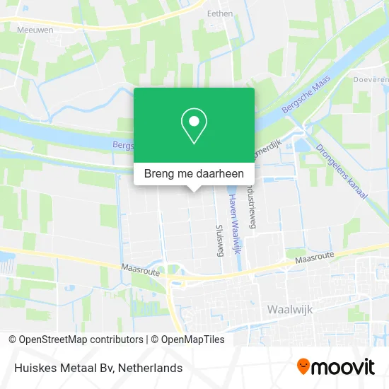 Huiskes Metaal Bv kaart