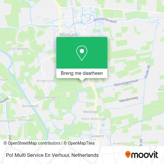 Pol Multi Service En Verhuur kaart