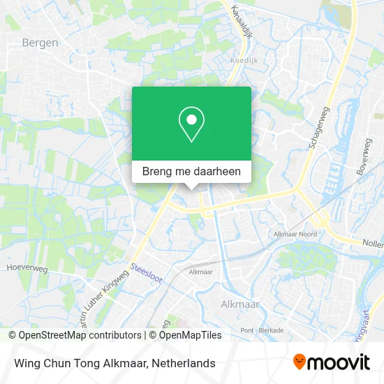 Wing Chun Tong Alkmaar kaart