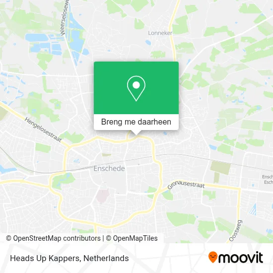 Heads Up Kappers kaart