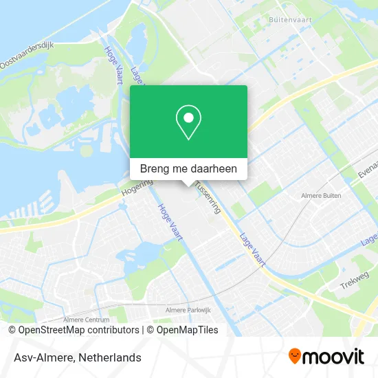 Asv-Almere kaart