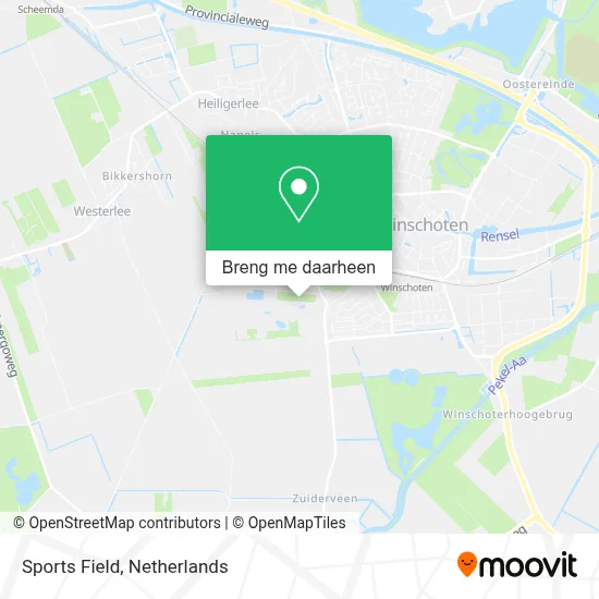 Sports Field kaart