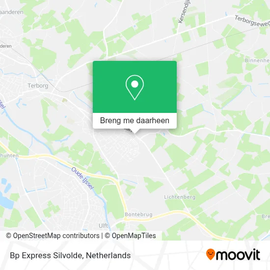 Bp Express Silvolde kaart