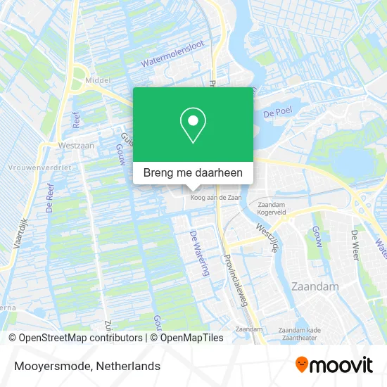 Mooyersmode kaart