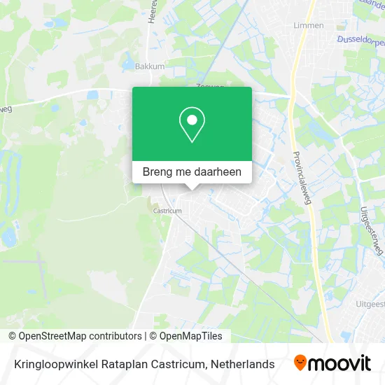 Kringloopwinkel Rataplan Castricum kaart