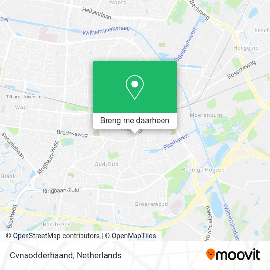 Cvnaodderhaand kaart