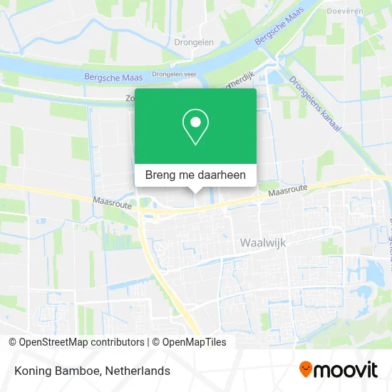 Koning Bamboe kaart