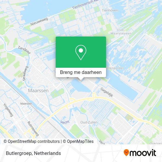Butlergroep kaart