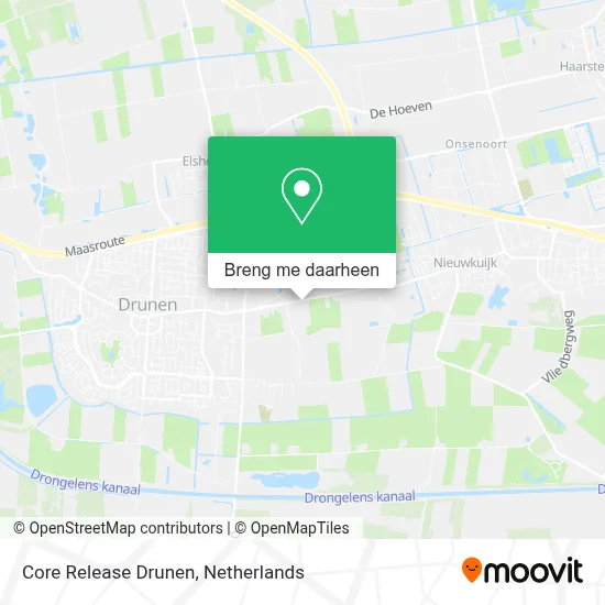Core Release Drunen kaart