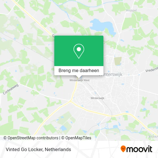 Vinted Go Locker kaart