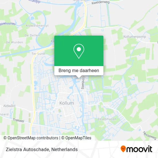 Zielstra Autoschade kaart