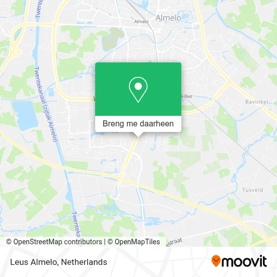 Leus Almelo kaart