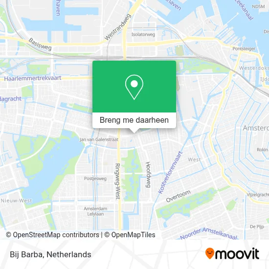 Bij Barba kaart