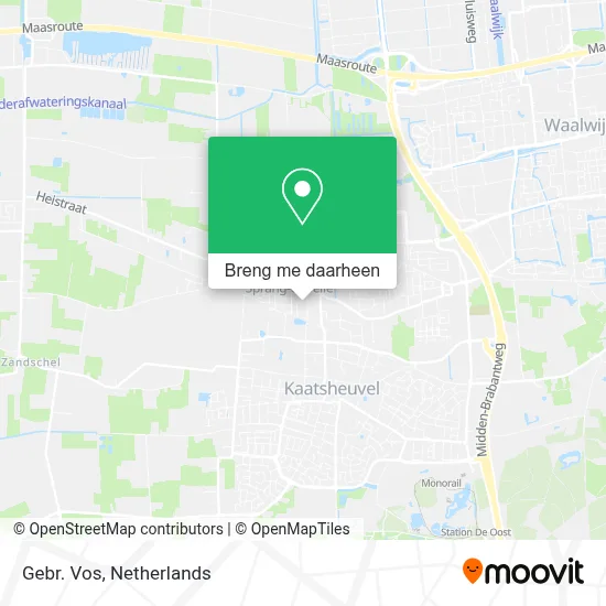 Gebr. Vos kaart
