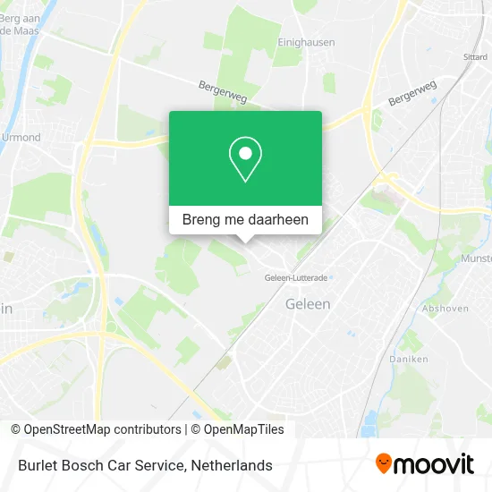 Burlet Bosch Car Service kaart