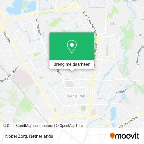 Nobel Zorg kaart