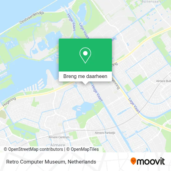 Retro Computer Museum kaart