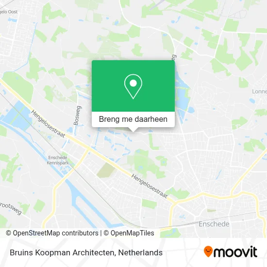 Bruins Koopman Architecten kaart