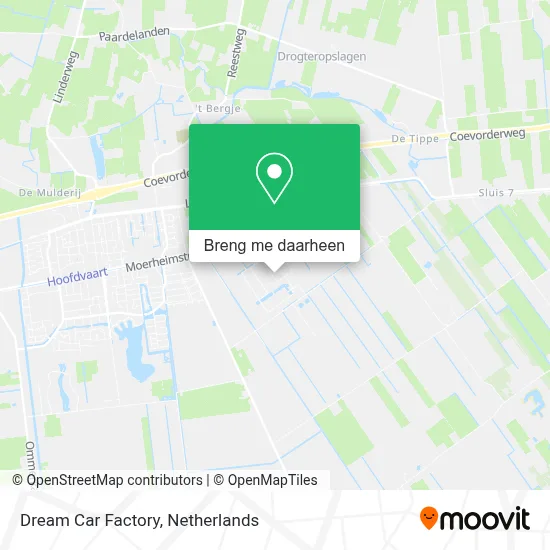 Dream Car Factory kaart