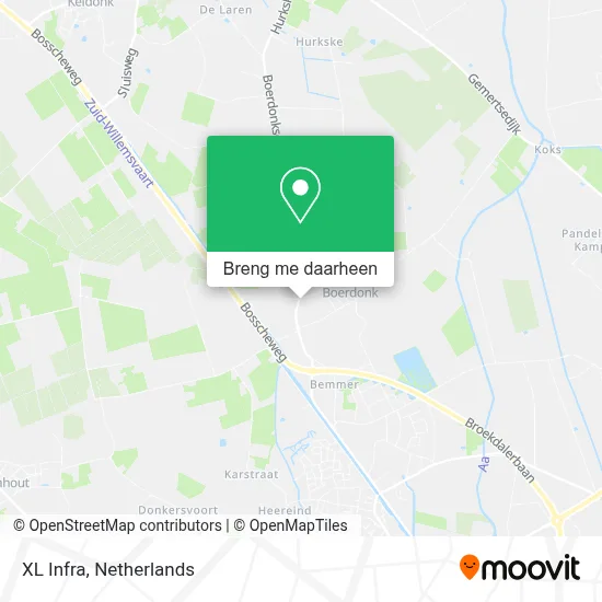 XL Infra kaart