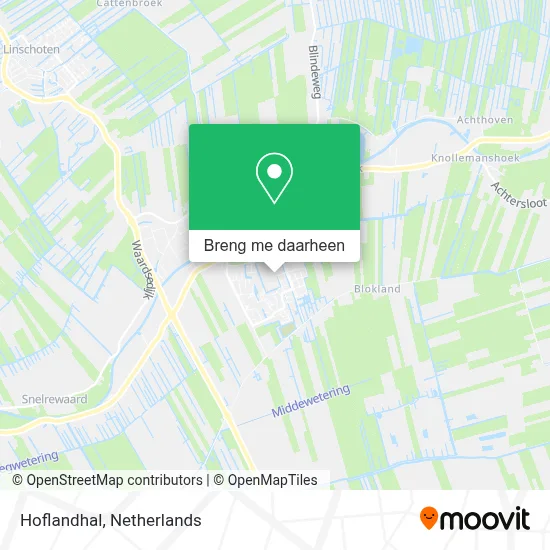 Hoflandhal kaart