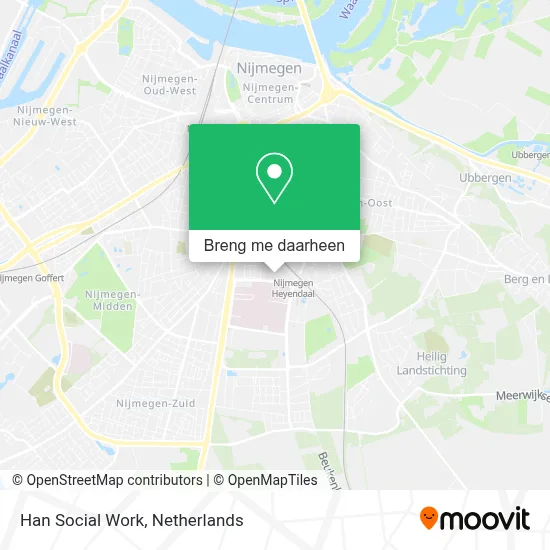 Han Social Work kaart