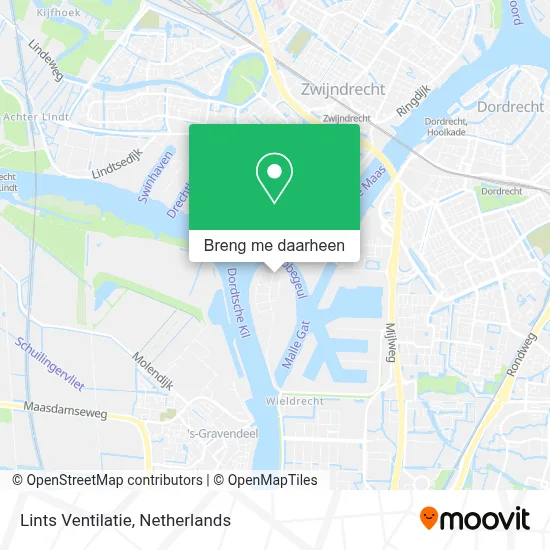 Lints Ventilatie kaart