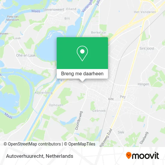 Autoverhuurecht kaart