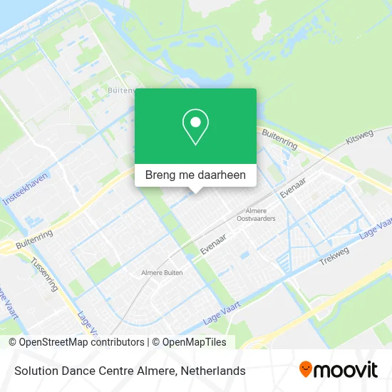 Solution Dance Centre Almere kaart