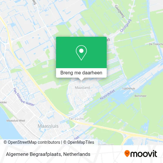 Algemene Begraafplaats kaart