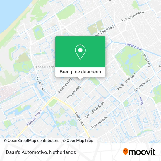 Daan's Automotive kaart