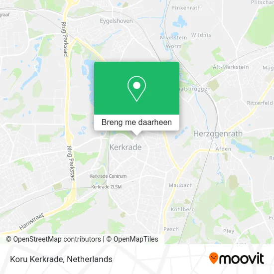 Koru Kerkrade kaart