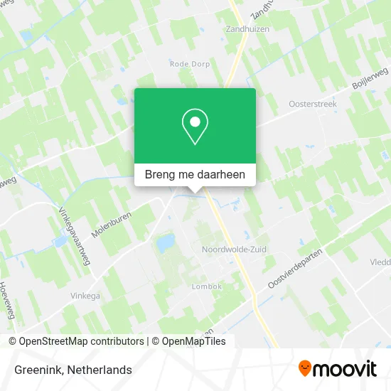 Greenink kaart