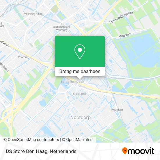 DS Store Den Haag kaart