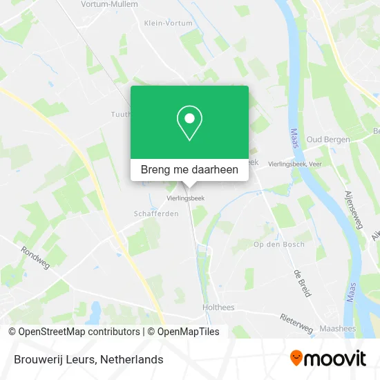 Brouwerij Leurs kaart