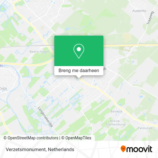 Verzetsmonument kaart