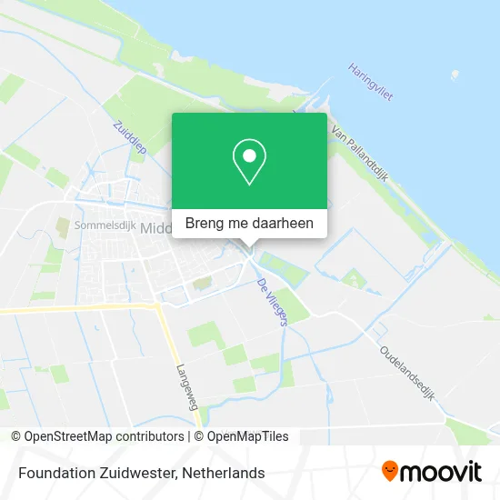 Foundation Zuidwester kaart